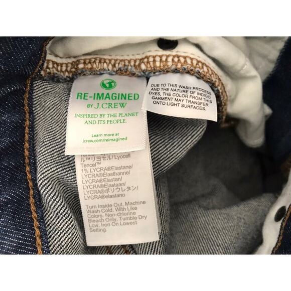 J Crew Womens Jeans Size 26 Medium Wash 9” High Rise Skinny Stretch Denim - Picture 9 of 13